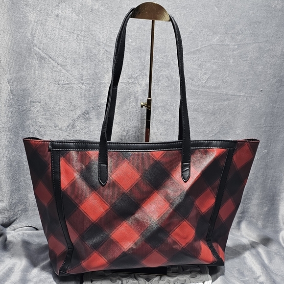 VICTORIA'S SECRET | BUFFALO PLAID LARGE TOTE BAG - NWT! - Picture 3 of 7